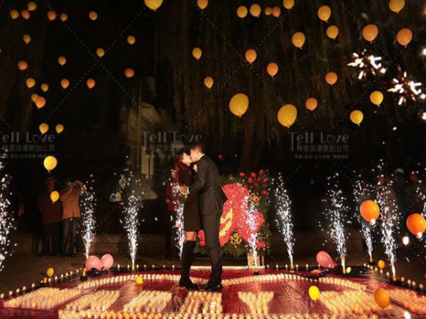 旅游求婚策划、餐厅生日派对、表白纪念日策划与布置